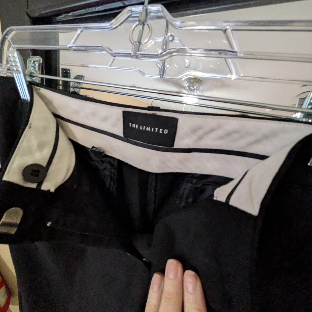 The Limited Straight Leg Black Womens Trousers - Picture 3 of 5